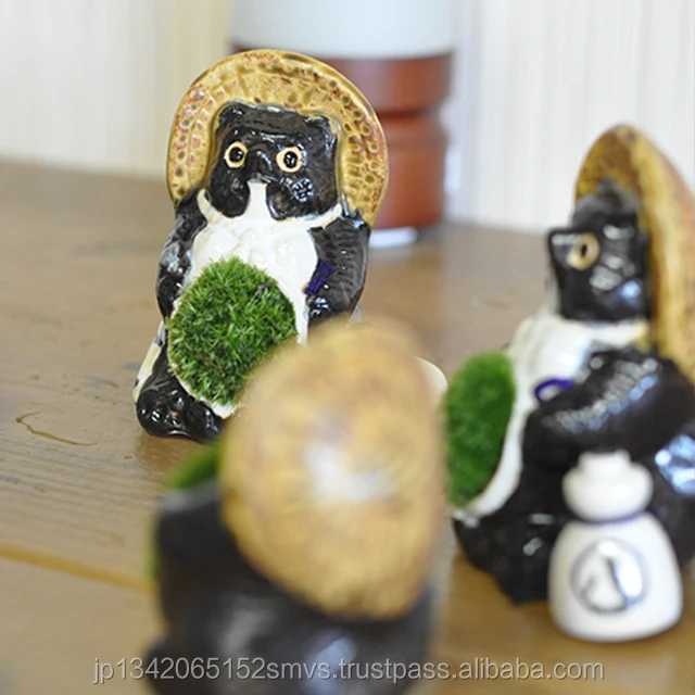 
Exclusive bonsai pot ceramic real moss animal bonsai nursery pots Japan Made 