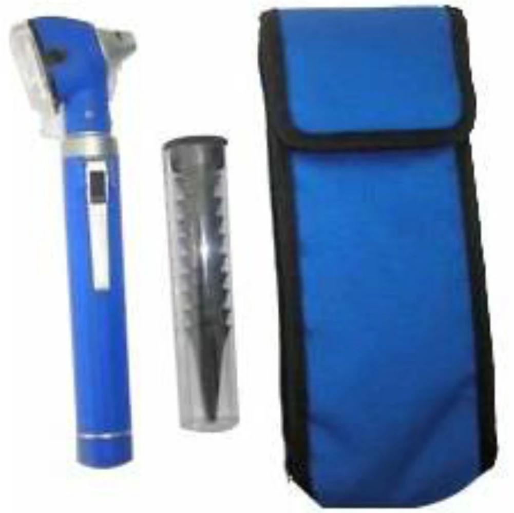 OTOSCOPE MINI FIBER OPTIC BLUE COLOR POCKET MEDICAL ENT DIAGNOSTIC OTOLOGIST SURGICAL MEDICAL DIAGNOSTIC INSTRUMENT      MGI-18