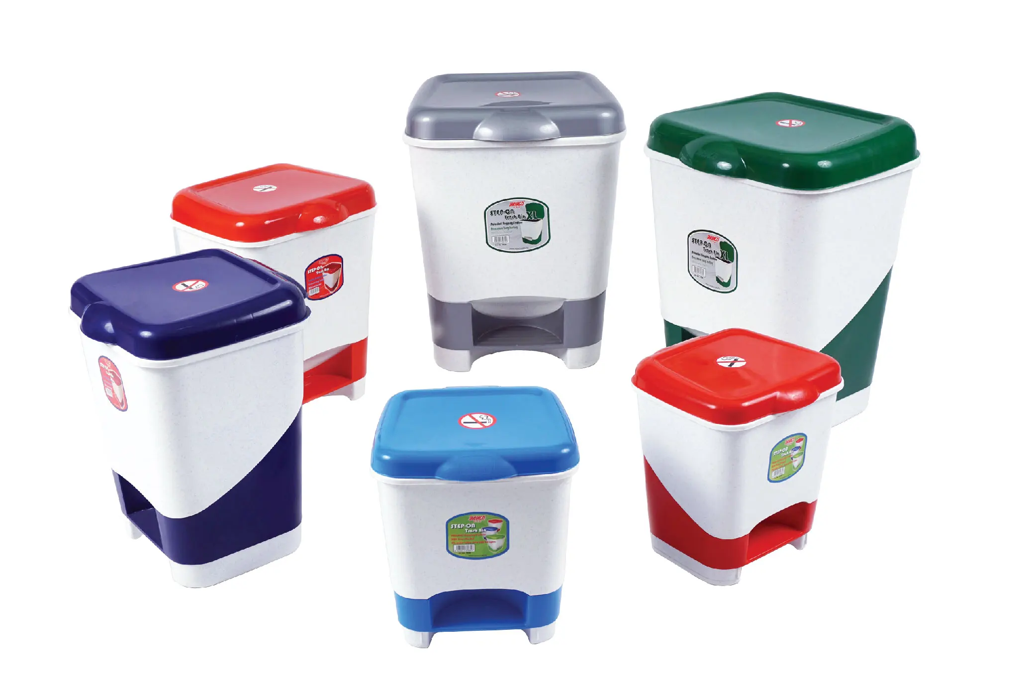 Malaysia Manufacturing Supplier Stylish 4,8,12 Gallon Step Round and Square Step Bin