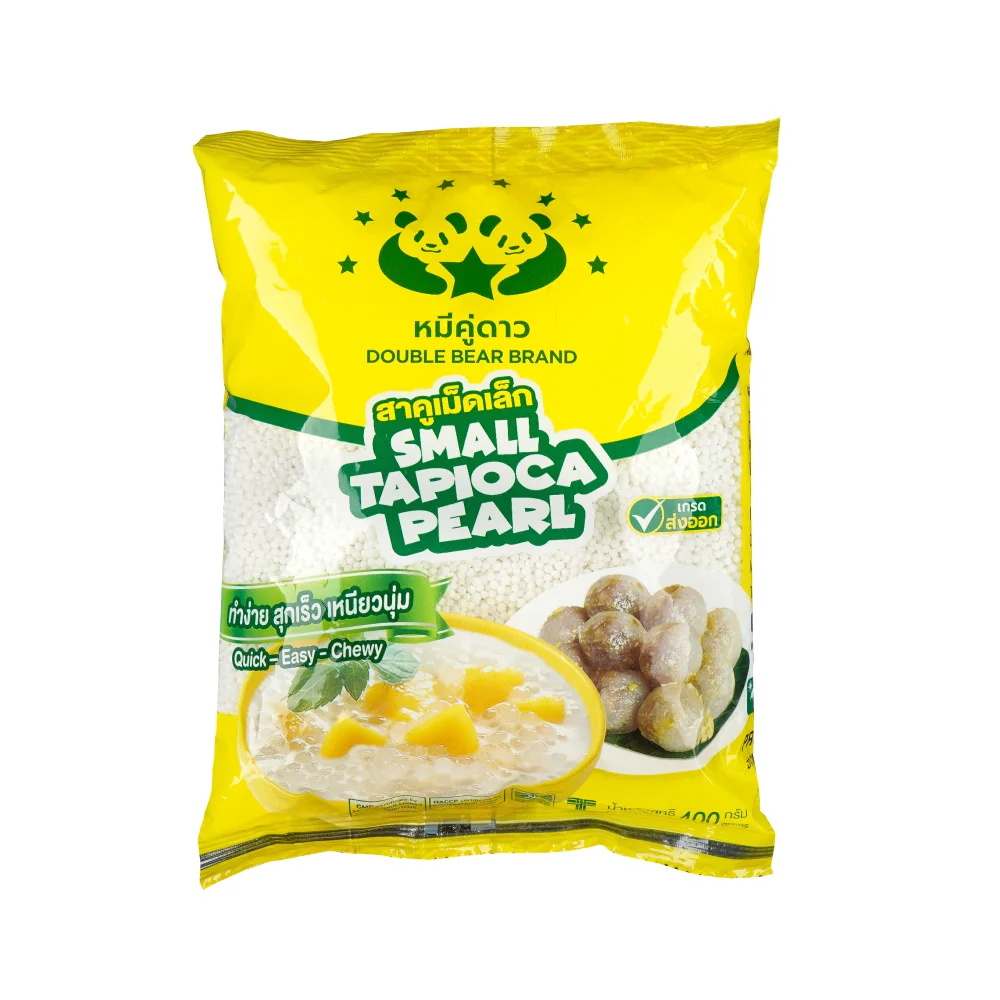 
0.4kg Hot Selling Tapioca Balls Naturally Made From 100% Tapioca Starch for Desserts like Bubble Milk Tea, Coconut Milk Pudding 