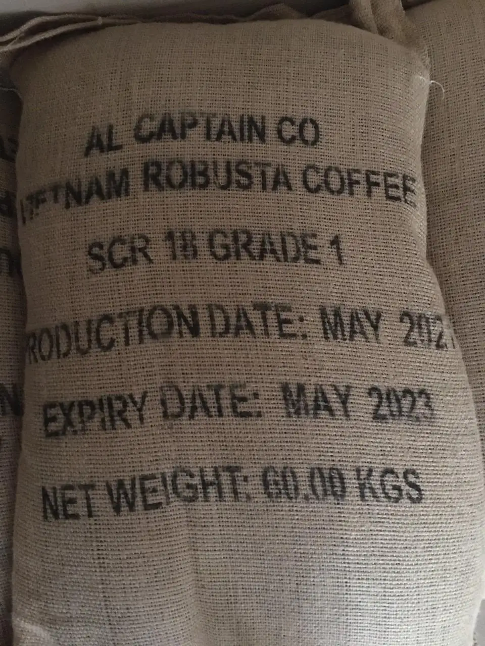 Кофе в зернах робуста