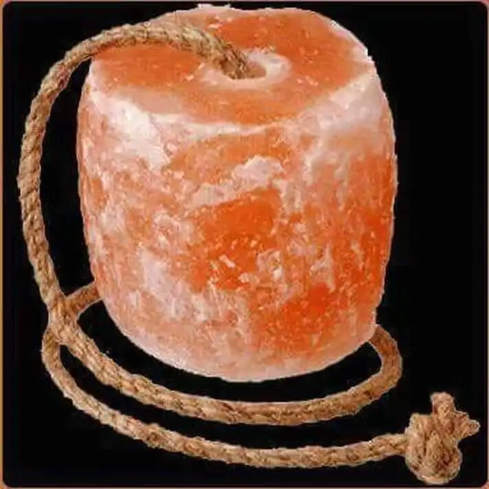 
Animal licking Himalayan pink Rock salt with cotton/jute rope, cattle lick salt with rope , Himalayan Salt Animal Licking 
