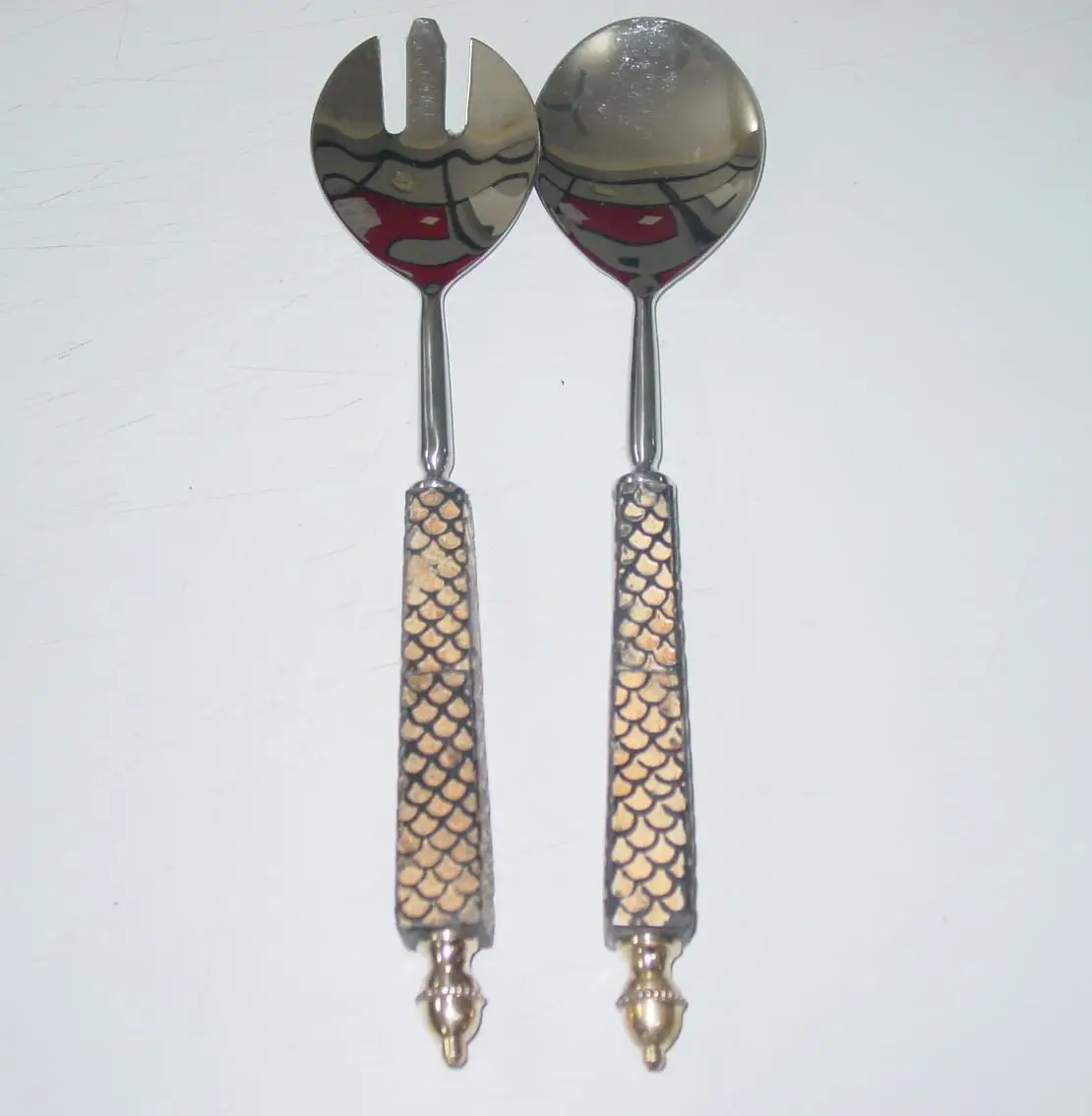 Набор из ложки и столовых приборов набор роскошных ложек для икры белого цвета 6 настроек в подарочной коробке современном стиле маленький размер