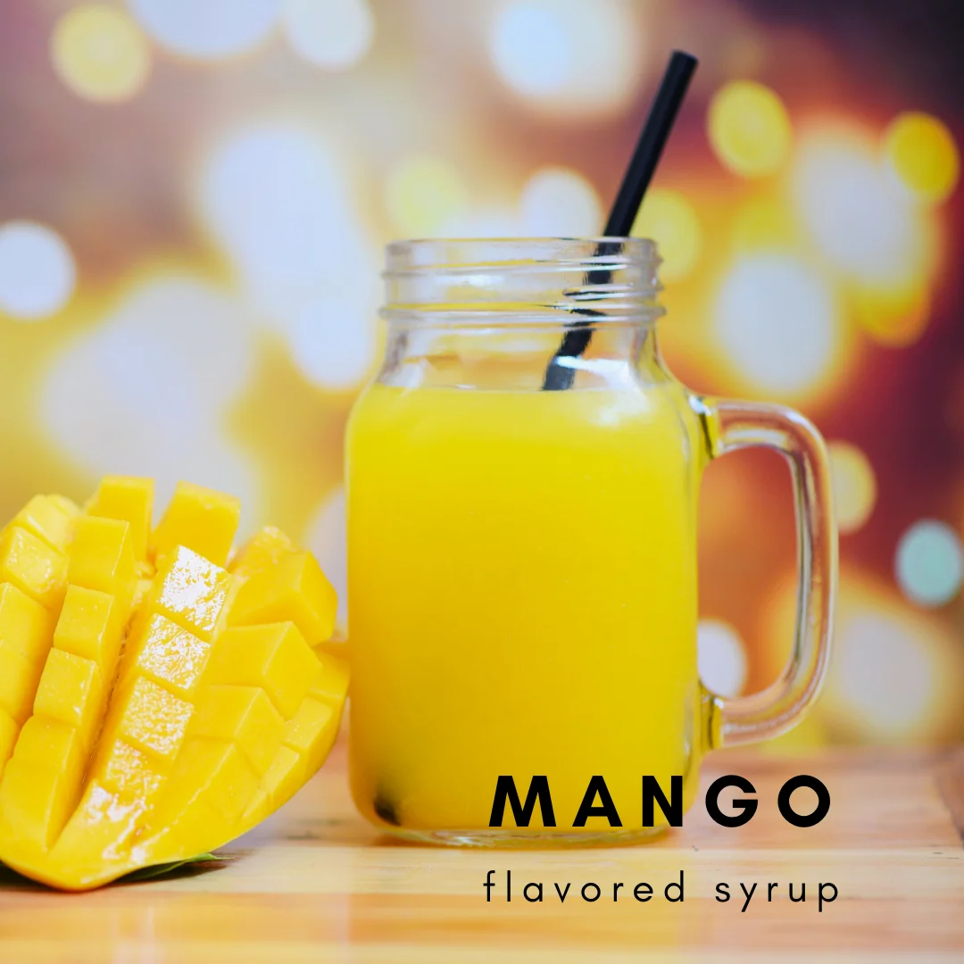 Taiwan Mango flavored syrup for drink shop boba tea