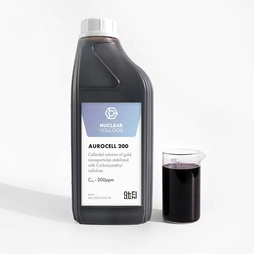 Premium quality Innovative Cosmetic/Medicine/Pharma Chemicals - Aurocell 200 - Colloidal Spherical Gold Nanoparticles w