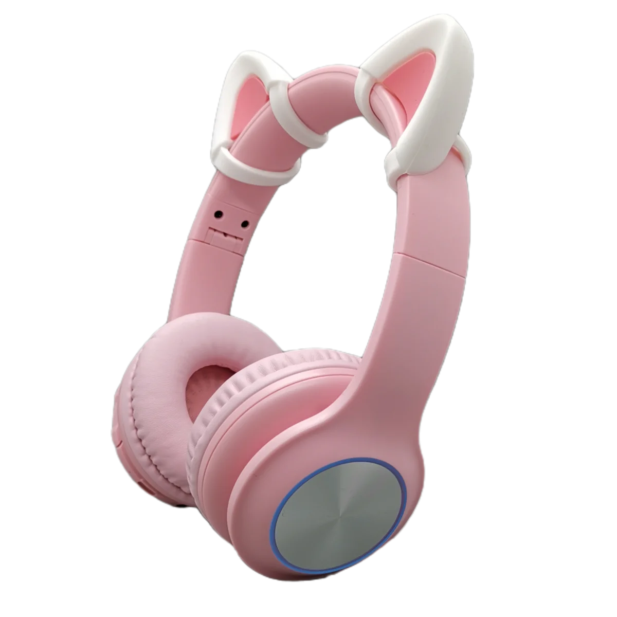 LB1 Earphone for kids and shipping microphone Cute Pink Cat Ears Headphones RGB Wireless Headset