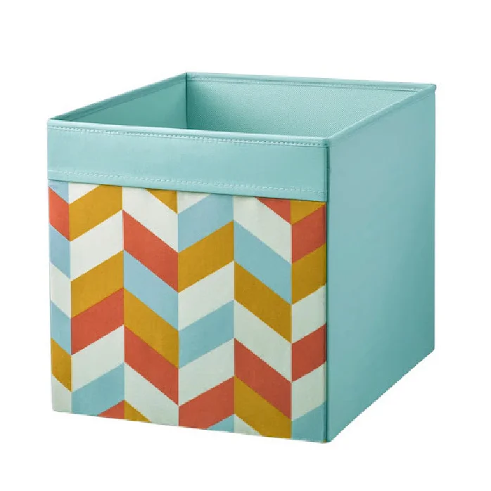 Hot seller Foldable Storage Box Basket Collapsible Fabric Handle Storage Cubes