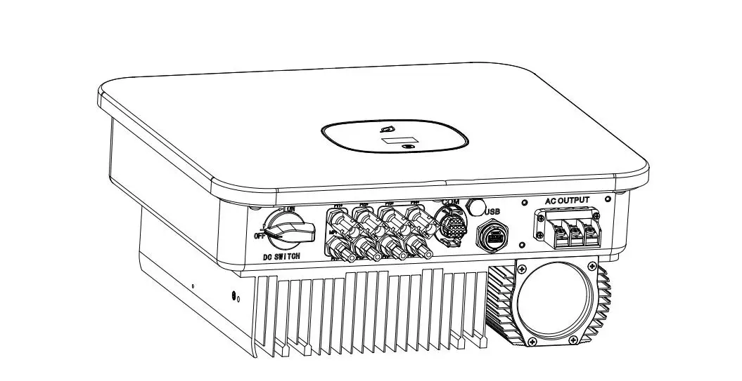 growatt MIN 10000TL-X Singles phase grid tie inverter with limiter