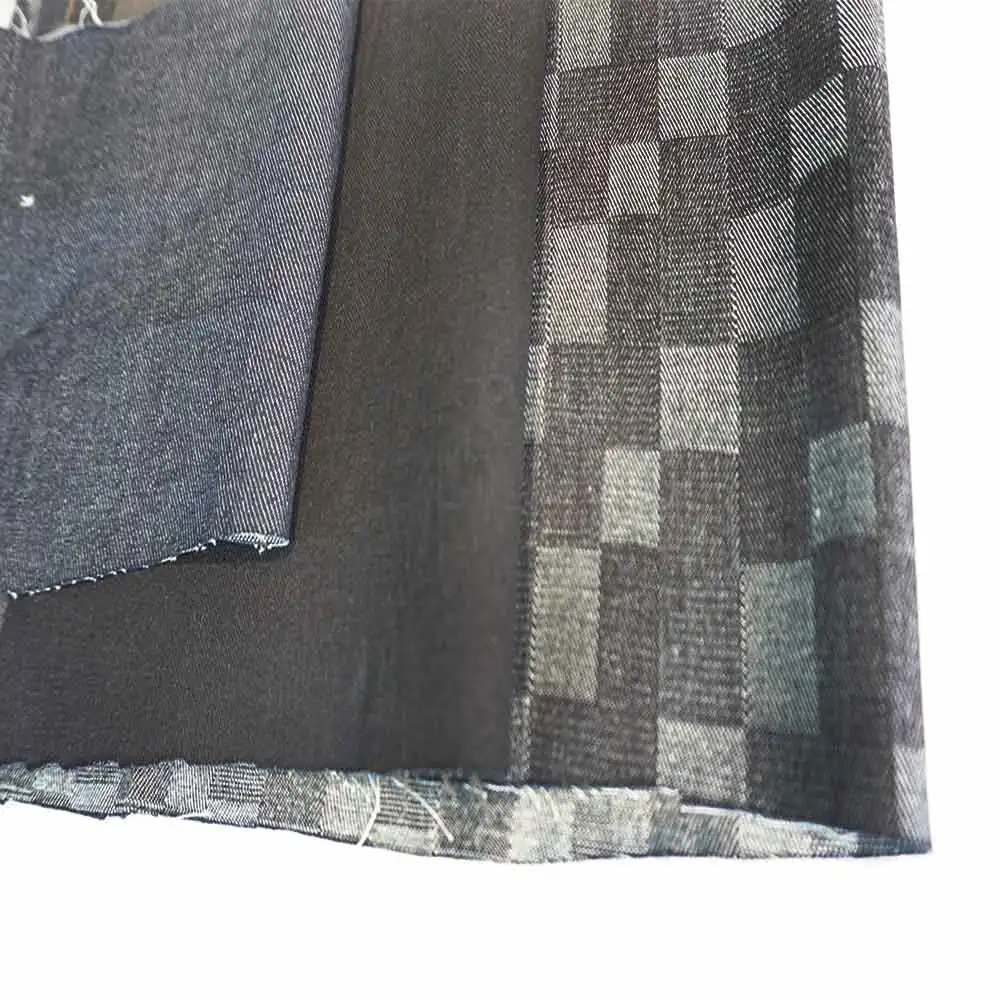 cotton lycra denim fabric denim fabric samples zip lock bags