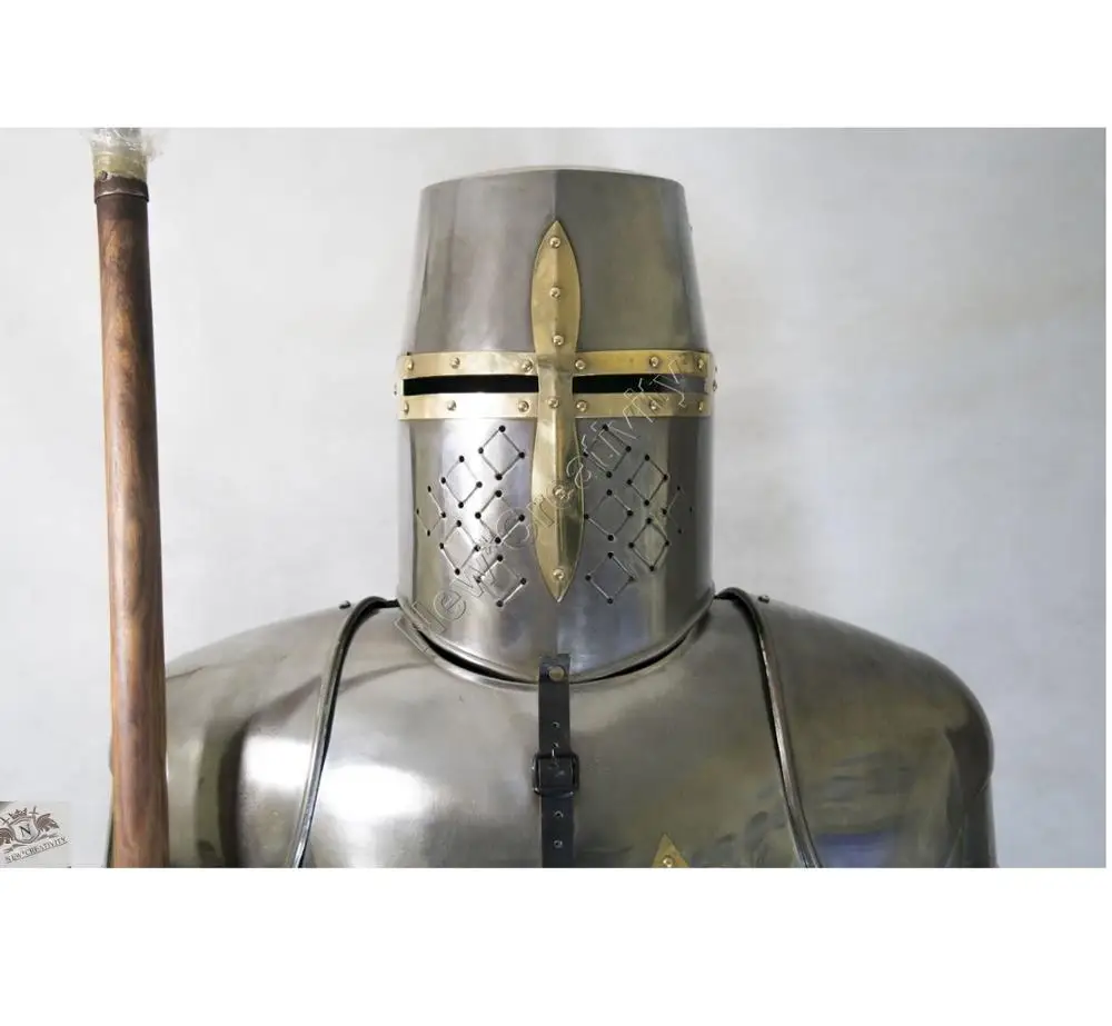 Medieval Knight Suit of Armor 15th Century Combat Full Body Armour Sword Indian supplier
