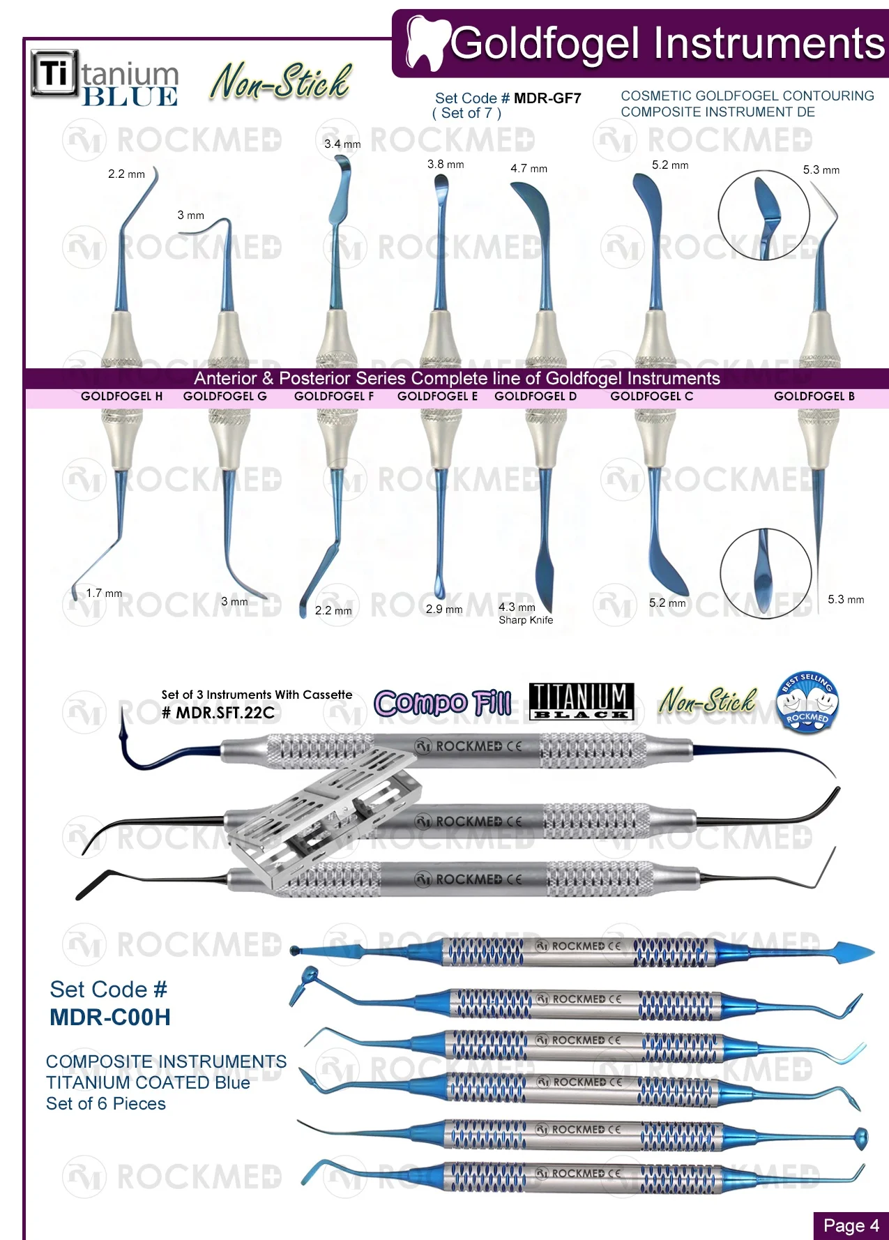 ARTE Kit Anterior ARTE Kit Posterior Designed for Dental Composite LAYERING Style Italiano Instruments for esthetic restorations