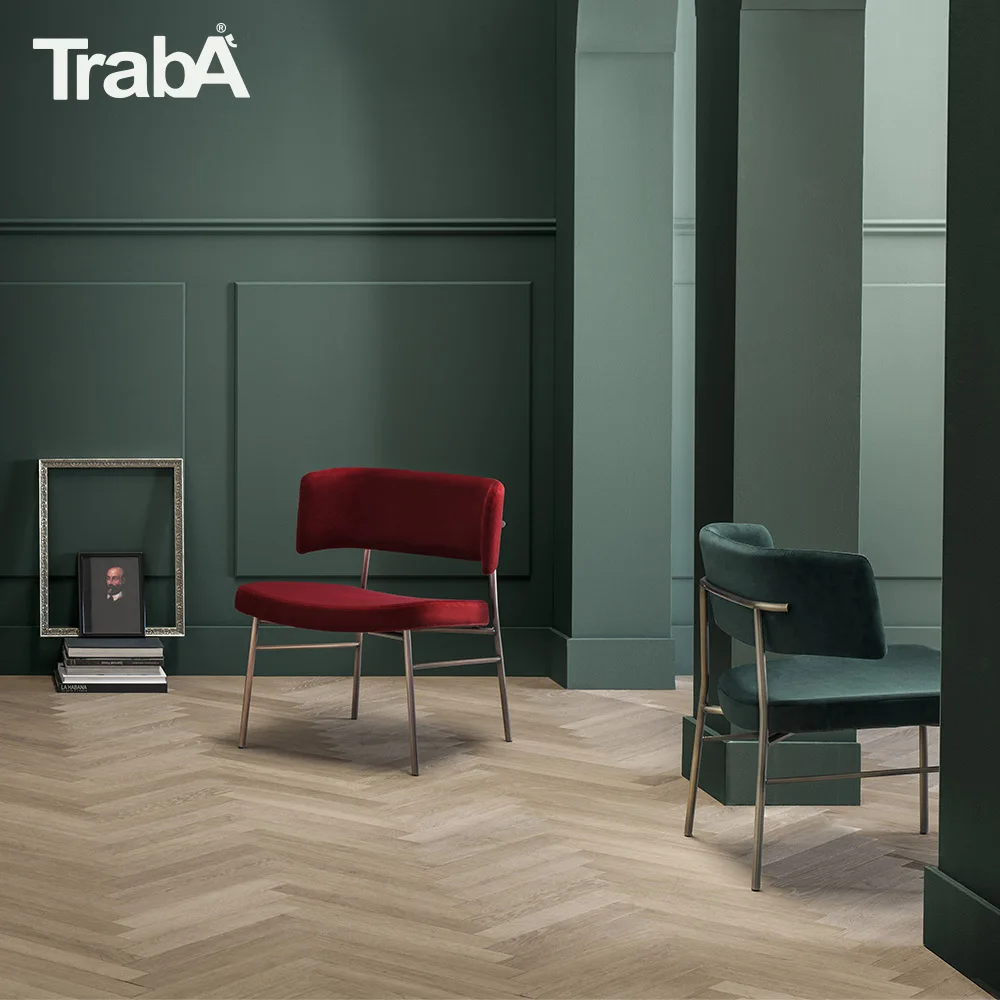 Top Quality lounge chair metal frame padded seat backrest fabric