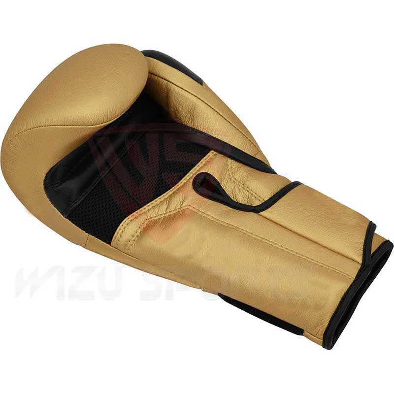 Кожаные Боксерские Перчатки золотистого цвета для женщин мужчин и детей