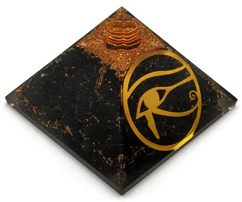 Natural Shungite Orgone Pyramid Orgone Energy Pyramid