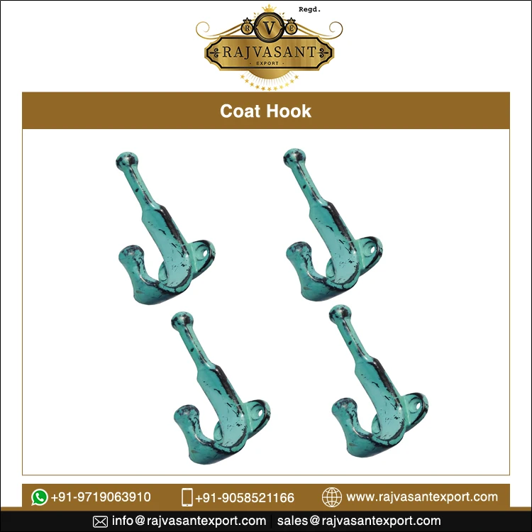 2022 Bulk Selling Vintage Cast Iron Coat Hook / Kitchen Cup Hanger cup hook key hook  at the lowest price direct from factory