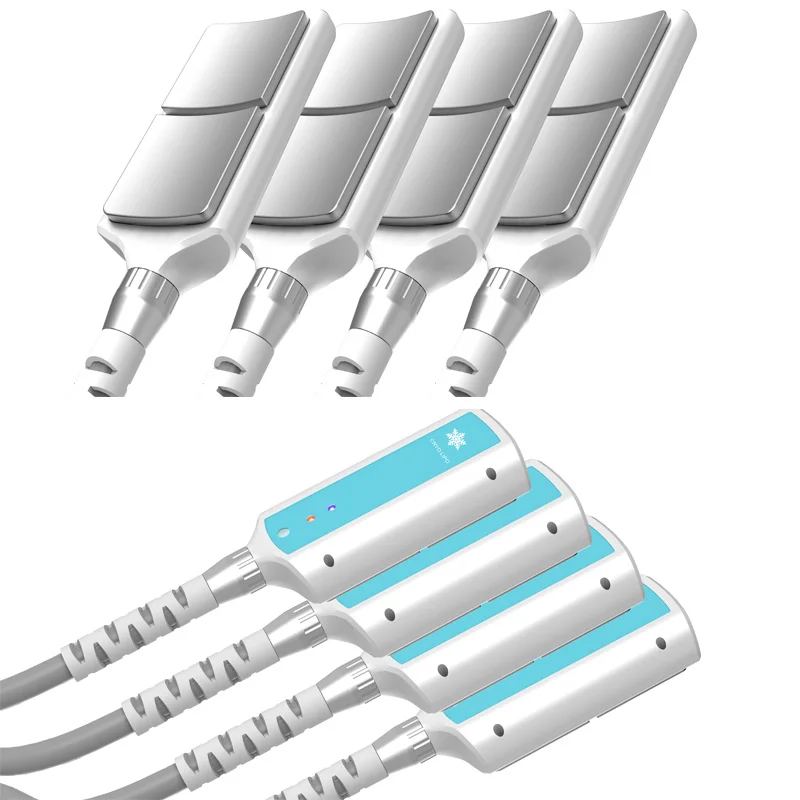 2021 hot sale 4 cryo handles weight loss machine cryolipolysis plate