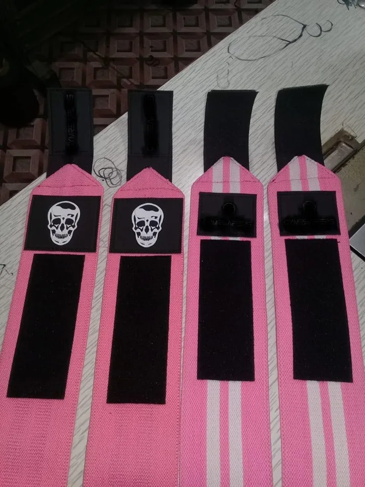 
Heavy duty breathable and easy to wear fitness workout powerlifting hand weightlifting support gym wrist wraps 