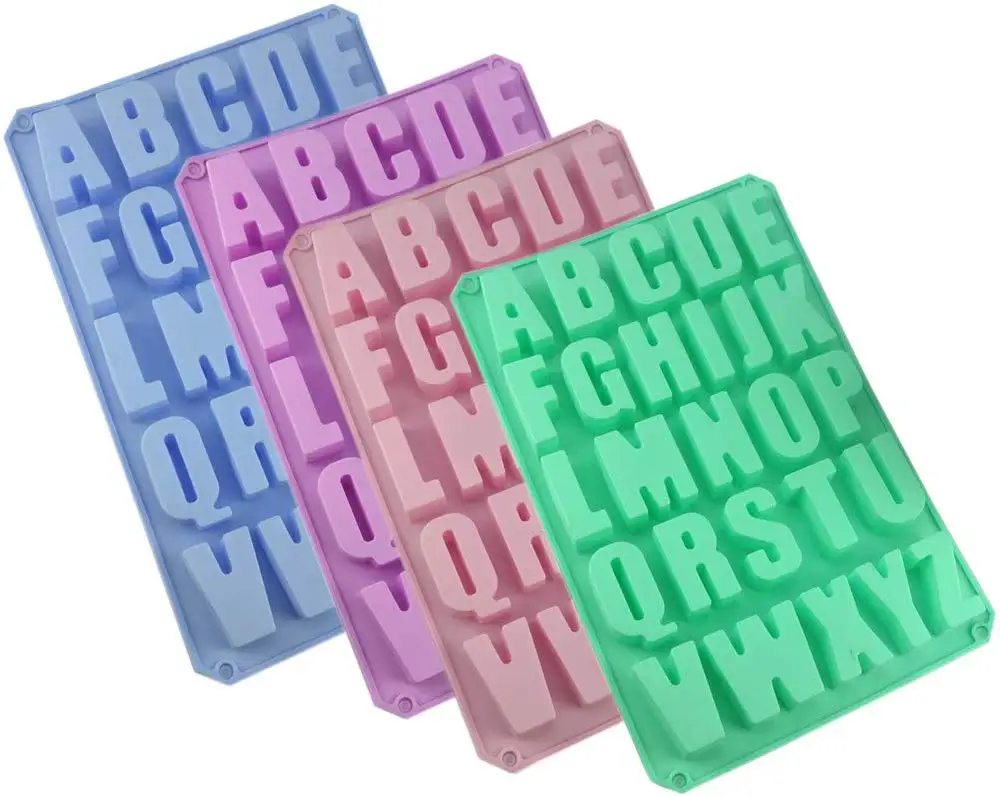 
Silicone 26 Letters Alphabet Silicone Mold 
