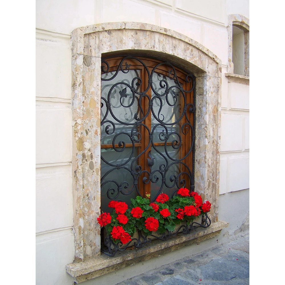 Лидер продаж оптовая продажа Заводские кованые железные стальные металлические решетки защитные окна