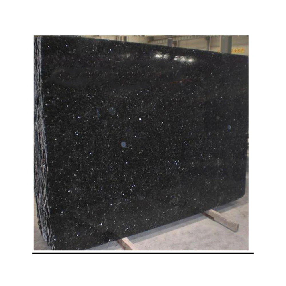 Black Galaxy Granite Kitchen Worktops and Bathroom Vanity Tops for Residential Projects at Factory Price