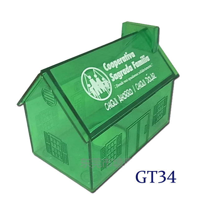 
Large Plastic House shaped piggy Coin Bank Money Box 