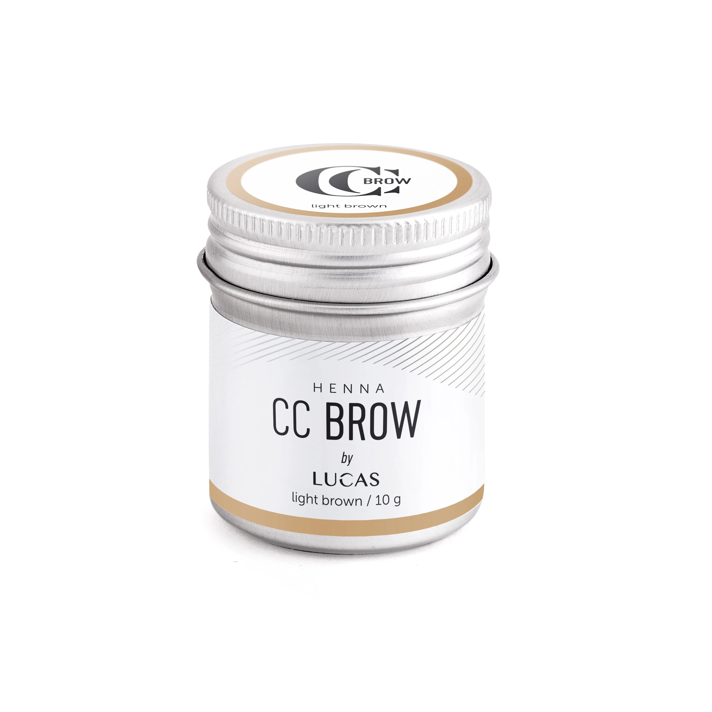 Brow henna powder organic, black, 10 gm Jar