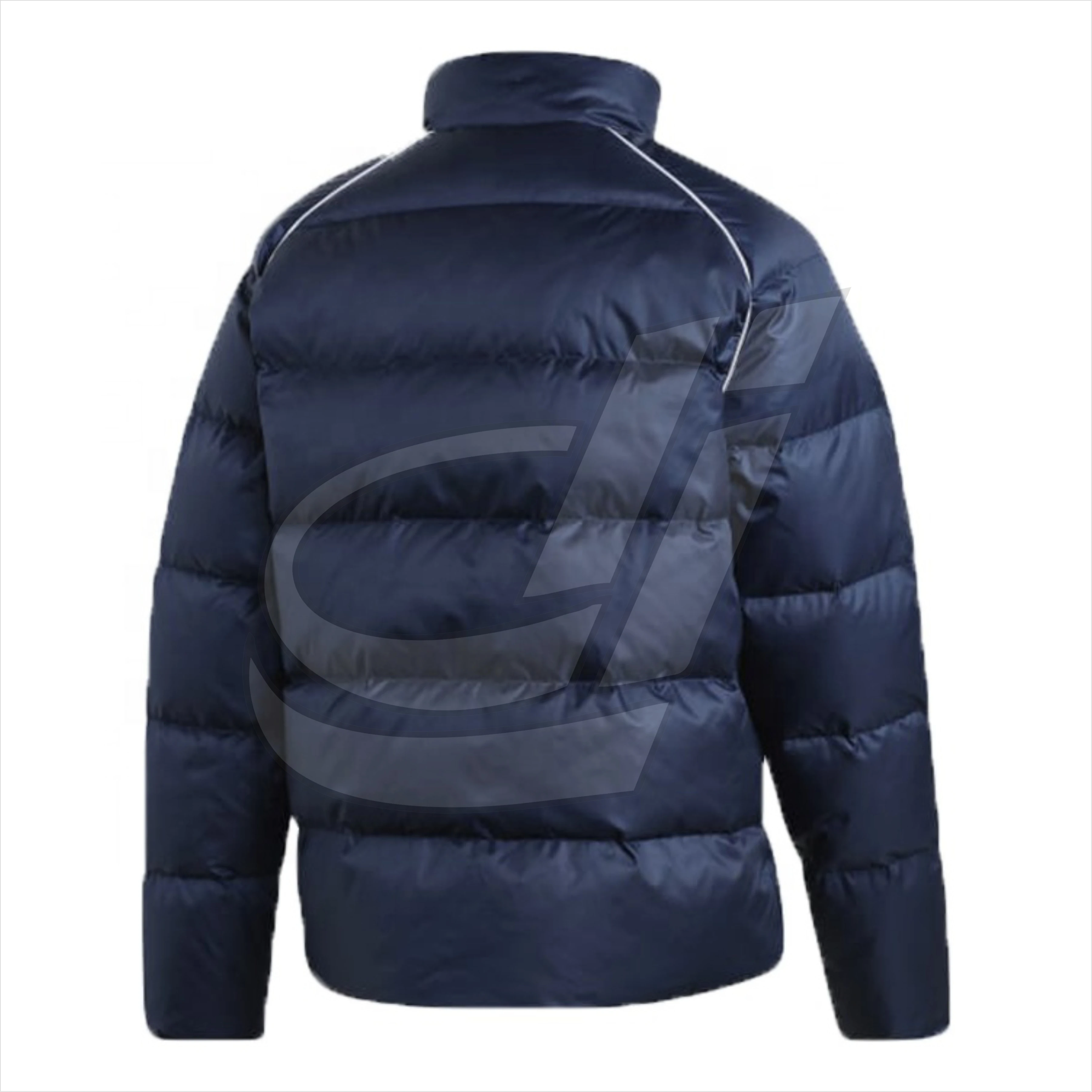 Cold weather winter red bubble puffer coat men crane down jackets
