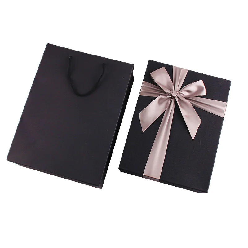 
Custom printing Cardboard Paper Packaging fancy magnetic closure jewelry clothes coffee mug package Gift Box with Ribbon 