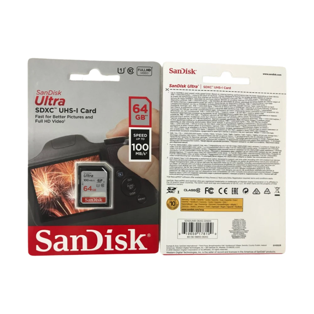 SD Memory Card Class 10 64GB