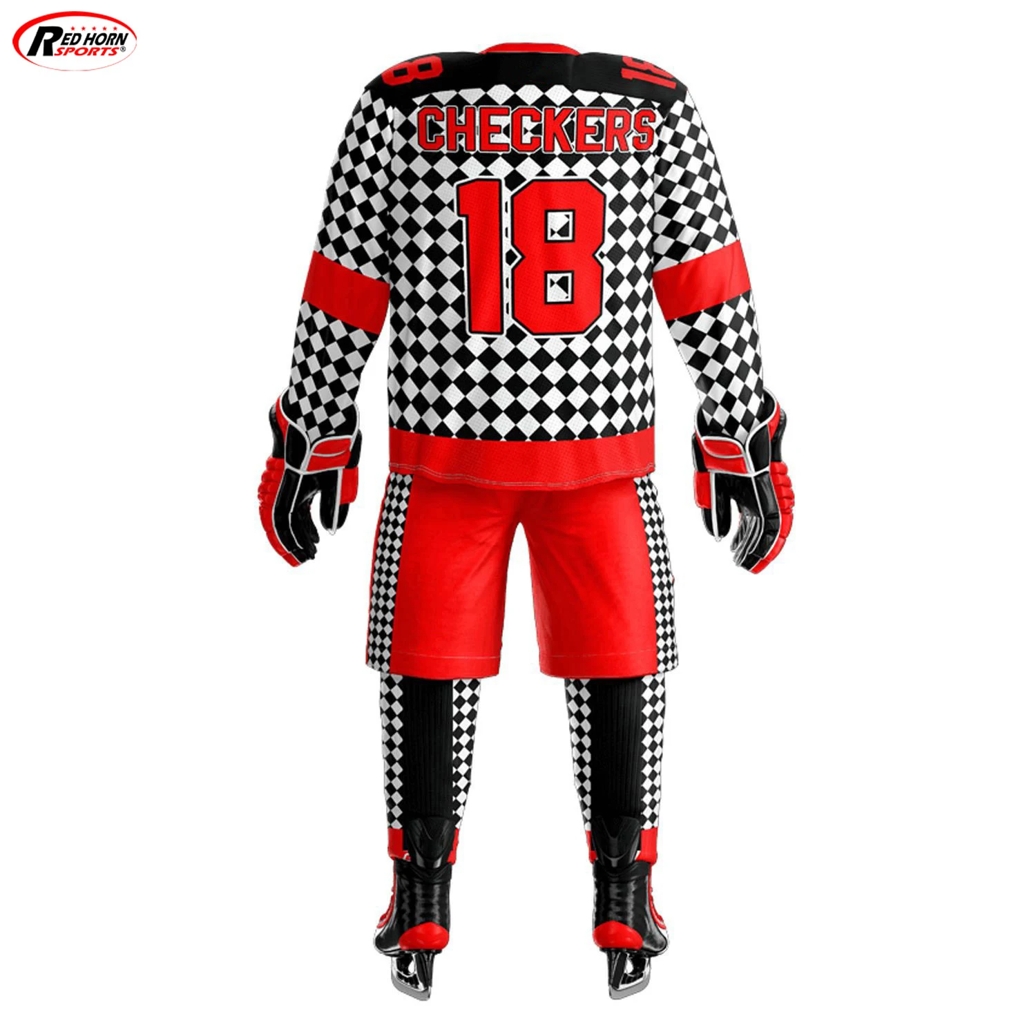 100 полиэстер дышащая форма для хоккея на поле сублимационная льду.