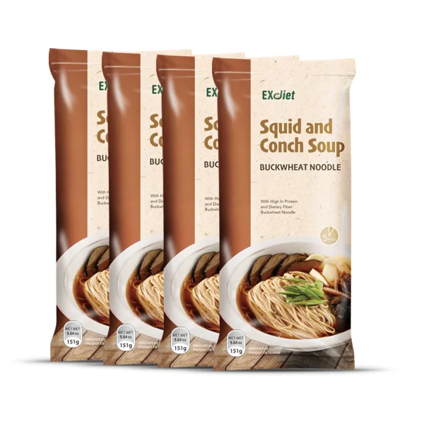 Squid and Conch Flavor Soup Buckwheat Noodle