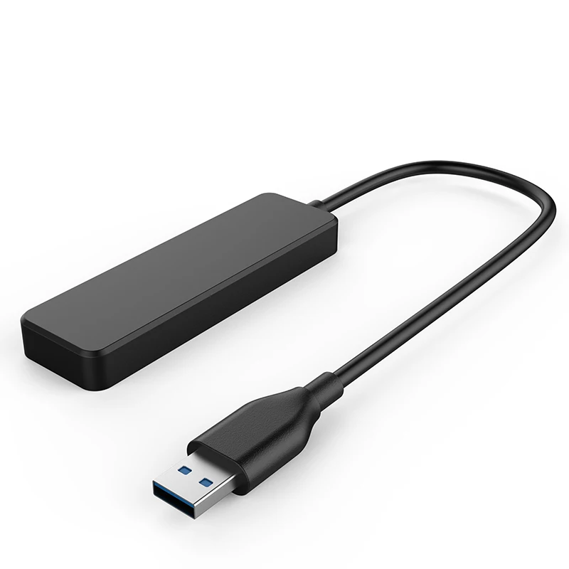 Hot sale Ultra-thin 4 Port Usb  2.0 Hub  Hdd Mouse Keyboard Card Reader Gamepad Usb Splitter for  PC Xbox PS4 Laptops