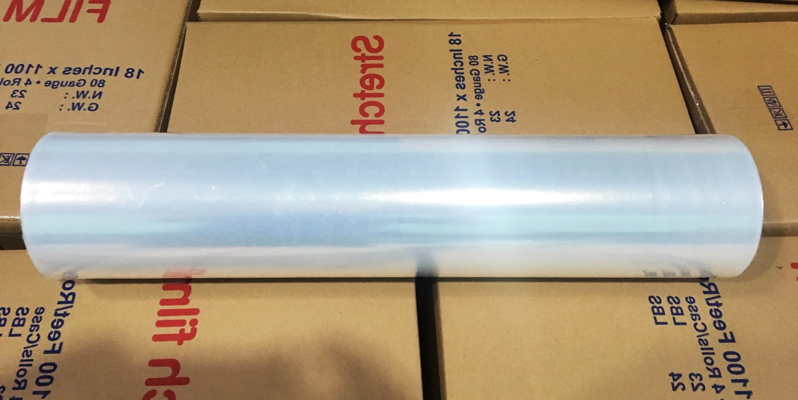 Premium Shipping Supplies & Packaging Materials 18' x 1000ft x 21mic Stretch Film Wrap Pallet Packaging