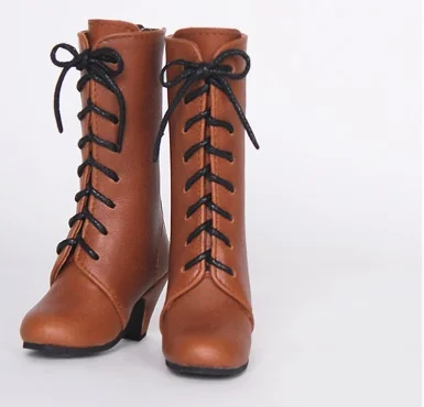 factory custom BJD shoes. brown Boots fit for BC,BF,AR doll