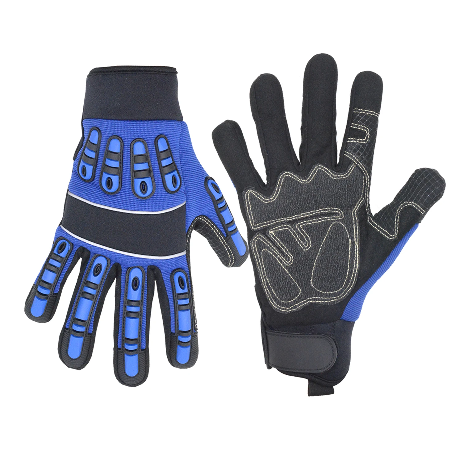 Oil and Gas Industries / Safety Gloves for Oil Industries Non-Slip Work Gloves / Impact Protection Mechanic Gloves for