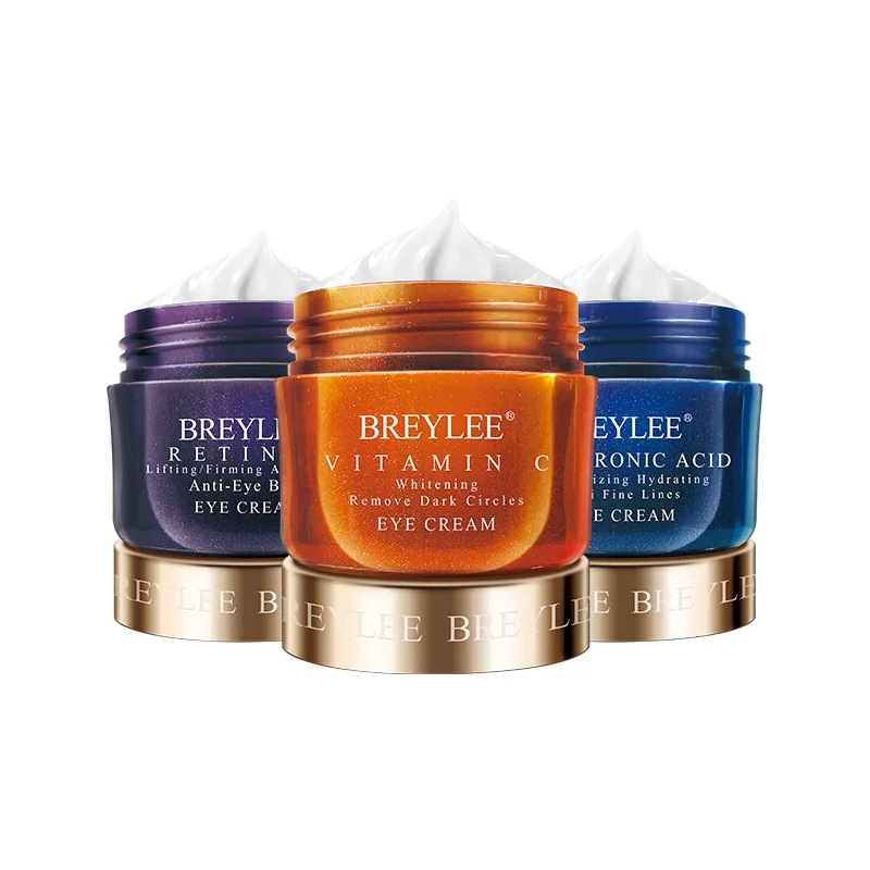 
BREYLEE Eye Perfect Care Anti Aging Anti Wrinkle Hyaluronic Acid Vitamin C Retinol Eye Cream 