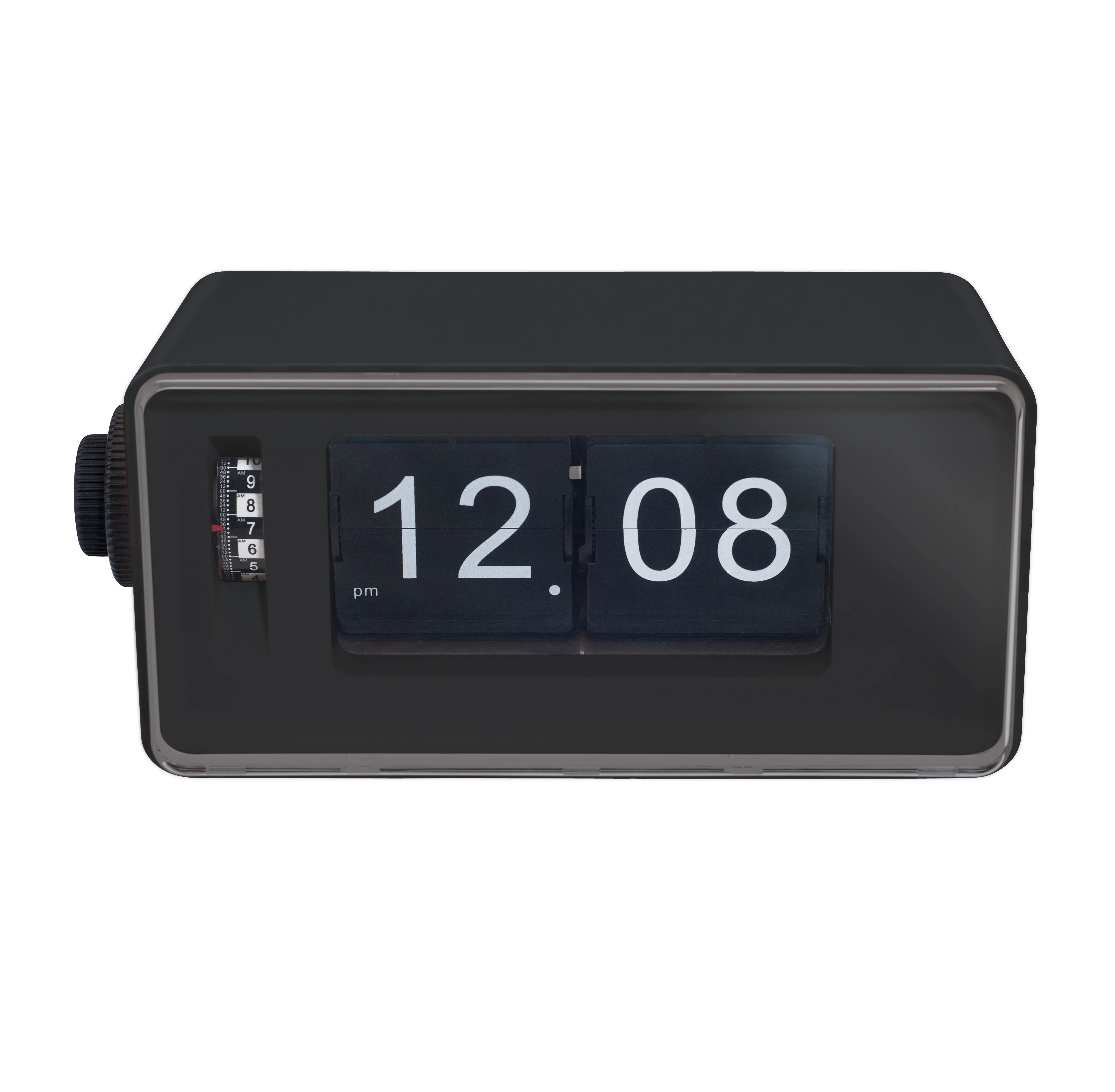 Ретро деревянное радио с откидной часовой радио с будильником