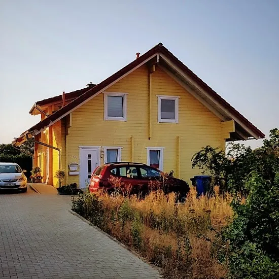 House Villa Office Log House - according to EU Standards Carport