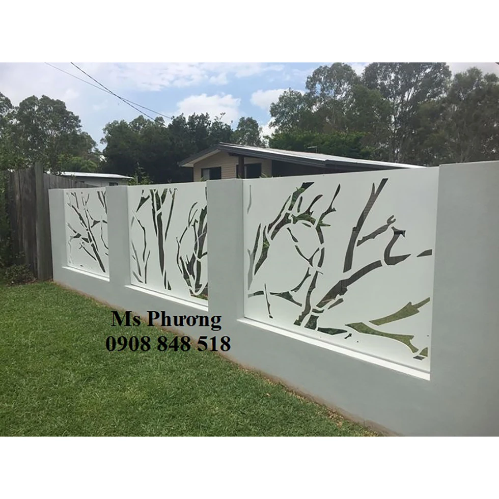 Supplier Exporter In Stock Vietnamese Laser Cut Stainless Steel Fence Manufacturer
