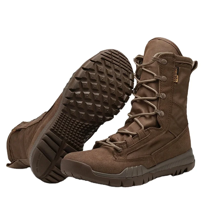 Черные охотничьи пустынные замшевые боевые ботинки, тактические ботинки, легкие дышащие ботинки джунглей
