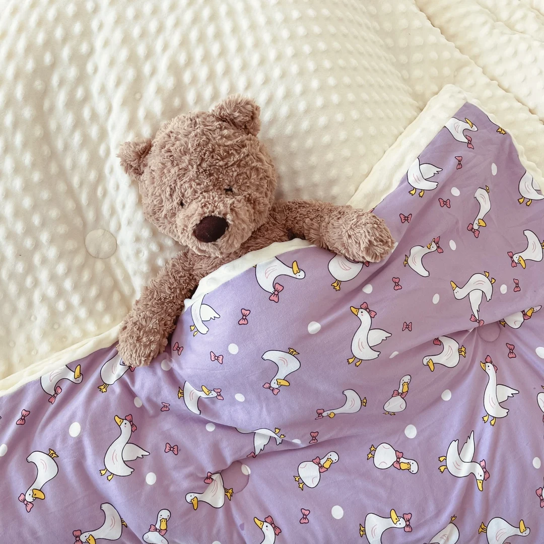 Double Sided Design kids soft bedroom quilts baby comforter quilt cover For Kids Babies Toddlers