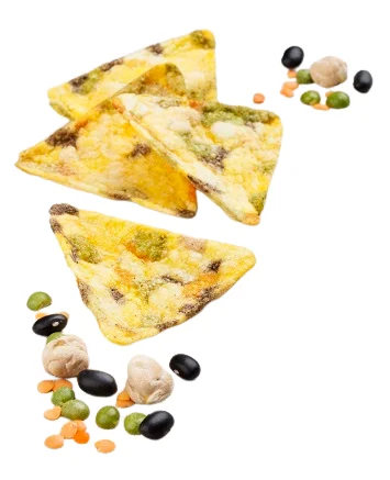 MADE IN ITALY LENTILS AND CHICKPEAS TRIANGLES