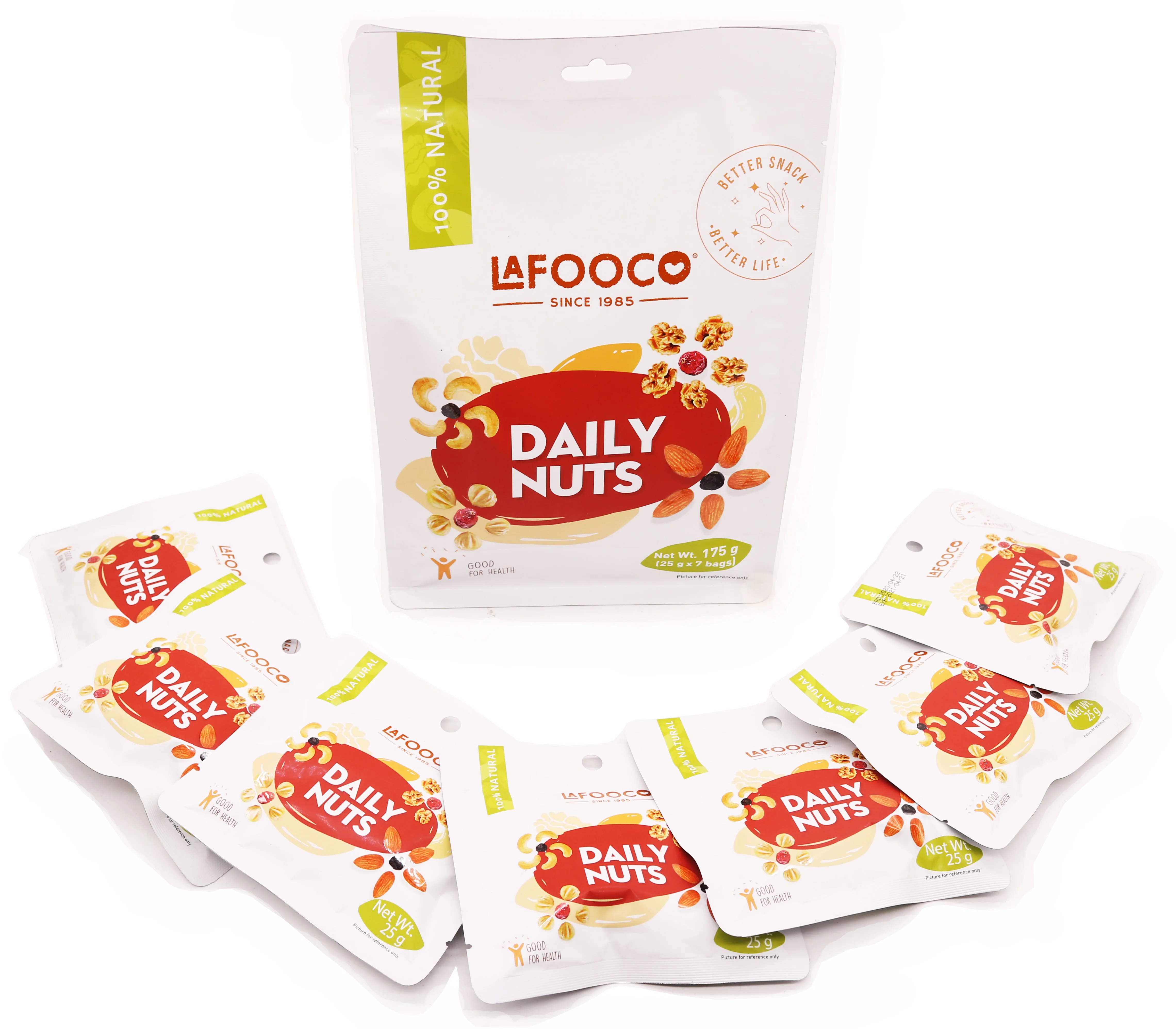 Ежедневные орехи LAFOOCO 175 г кешью миндалем орехом Лесным Орехом клюквой черникой здоровое и полноценное питание