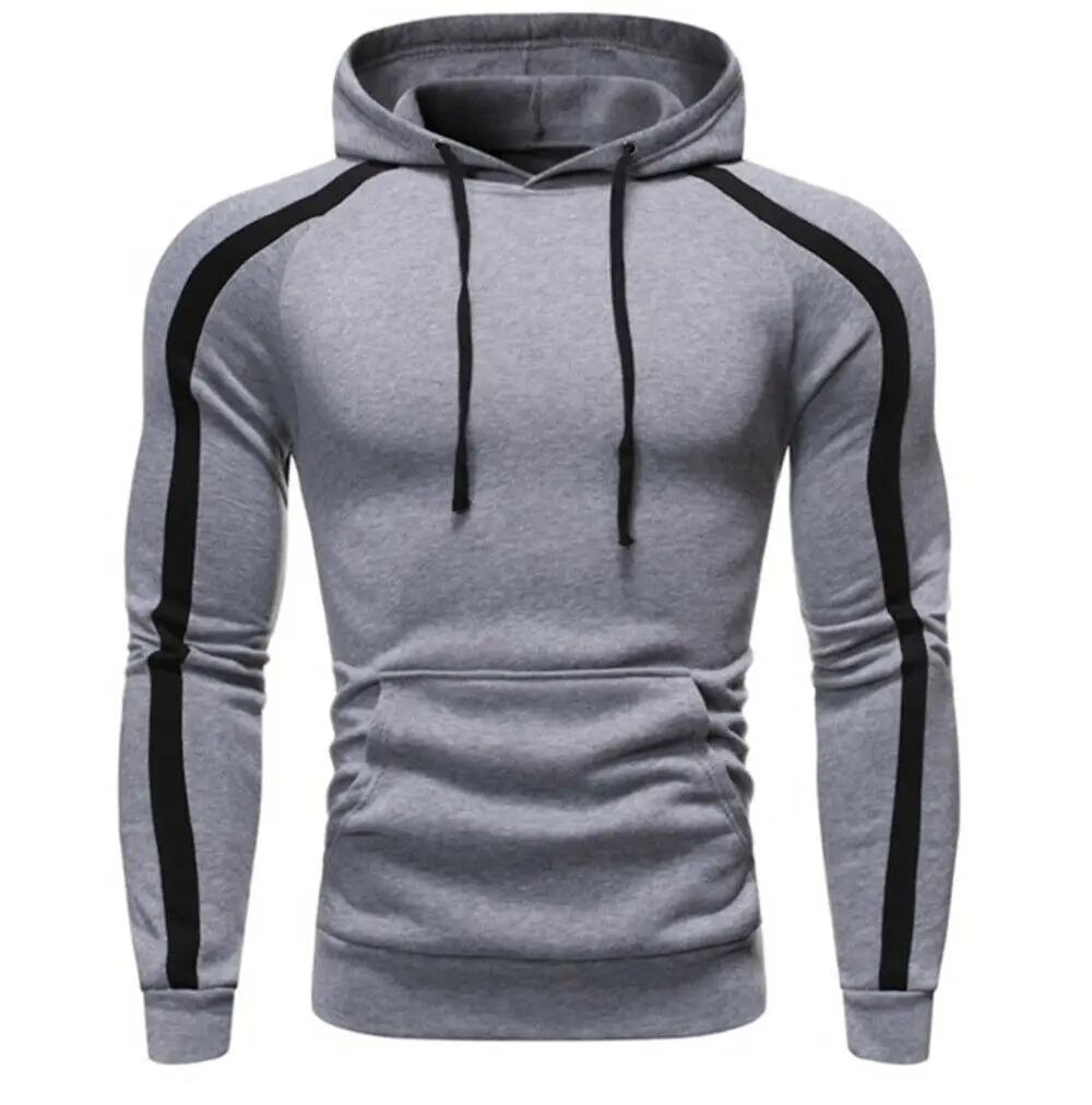 Sports Workout Mens Hoodie Casual Outdoor Sweatshirt Hip Hop Thin Coat Sweater with custom designing and logos on wholesale