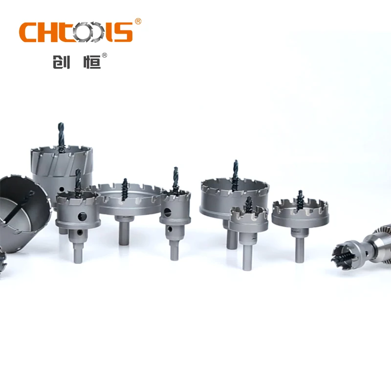 CHTOOLS Tungsten Carbide Tipped 14mm 150mm Magnetic Hole Saw Drilling Stainless Steel Carbon Steel Welded Process 5mm Diameter