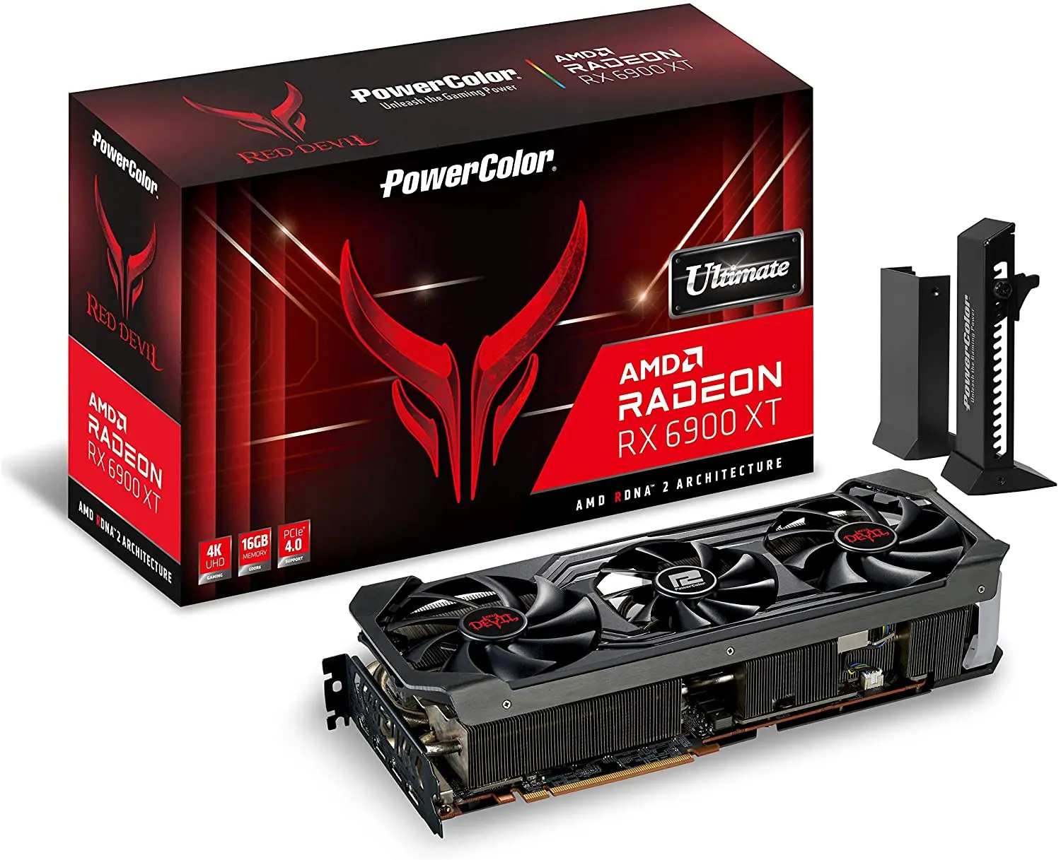 PowerColor Red Devil AMD Radeon RX 6900 XT Ultimate Gaming Graphics Card with 16GB GDDR6 Memory, Powered by AMD RDNA 2 HD_MI 2.1