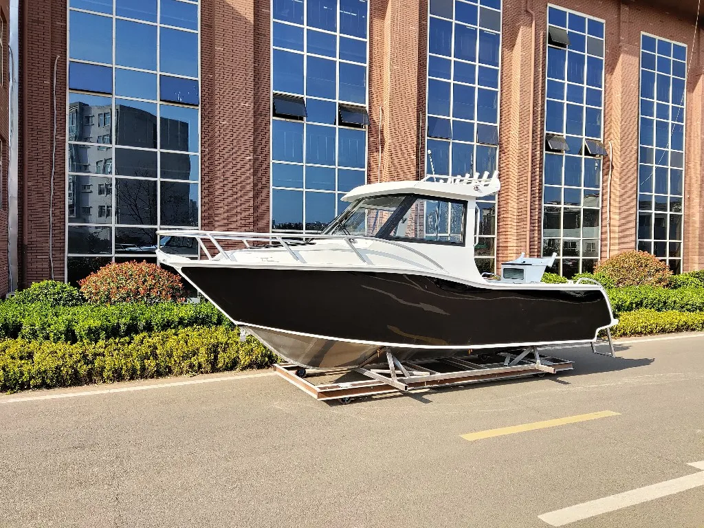 Profisher boat 6.25m offshore speed fishing vessel cabin boats aluminum fishing