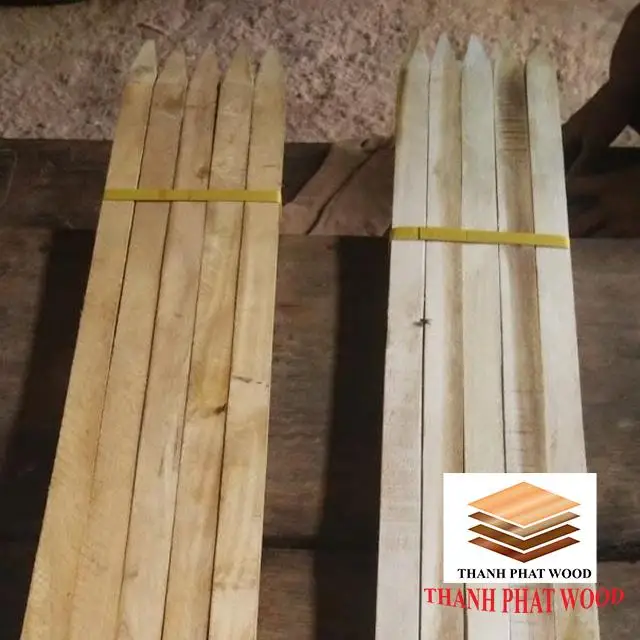 Vietnam Commercial Acacia Stakes Solid Hardwood Best Price for US UK Japan Korea Warehouse Applications