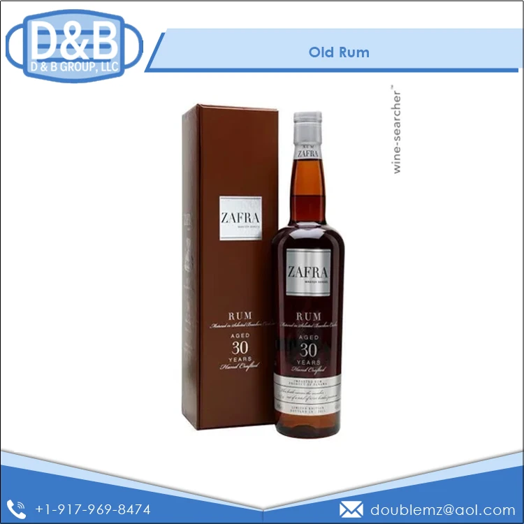Premium Blend Delicious Taste High Quality Zafra Rum Master Series 30yr 80