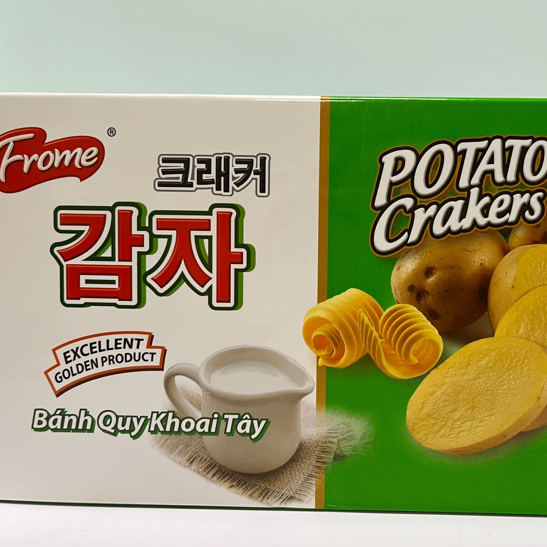 Potato Flavour Thin Cracker Omeli Brand Crispy Tasty Delicious Biscuits - in Paper Box or Tin Box Feature 128g/288g/400g